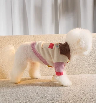 Пуловер за кучета и котки, дрехи за домашни любимци, есен и зима, нови