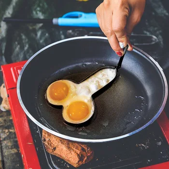 Смешно пържено яйце мухъл пениса форма готвене яйце палачинка метална плесен DIY ръчно изработени закуска сандвич инструмент кухненски аксесоари притурка