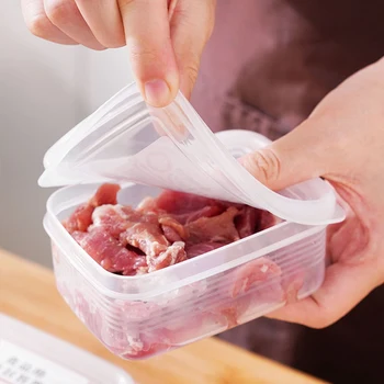 Хладилник фризер организатори Sub-опаковани месо лук джинджифил ясно Crisper храна плодове съхранение кутия преносим отделение