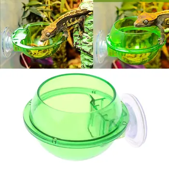 Хранилка за влечуги с всмукателна чаша Anti-Escape Food Bowl за хамелеони