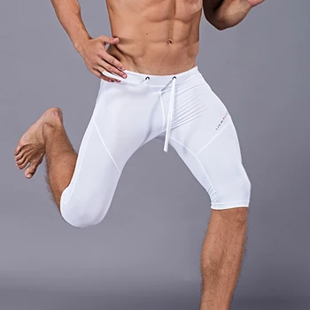 Шорти Мъжки панталони Ежедневно активно облекло Основен слой Дишаща удобна компресия Лед копринен клин Leightweight